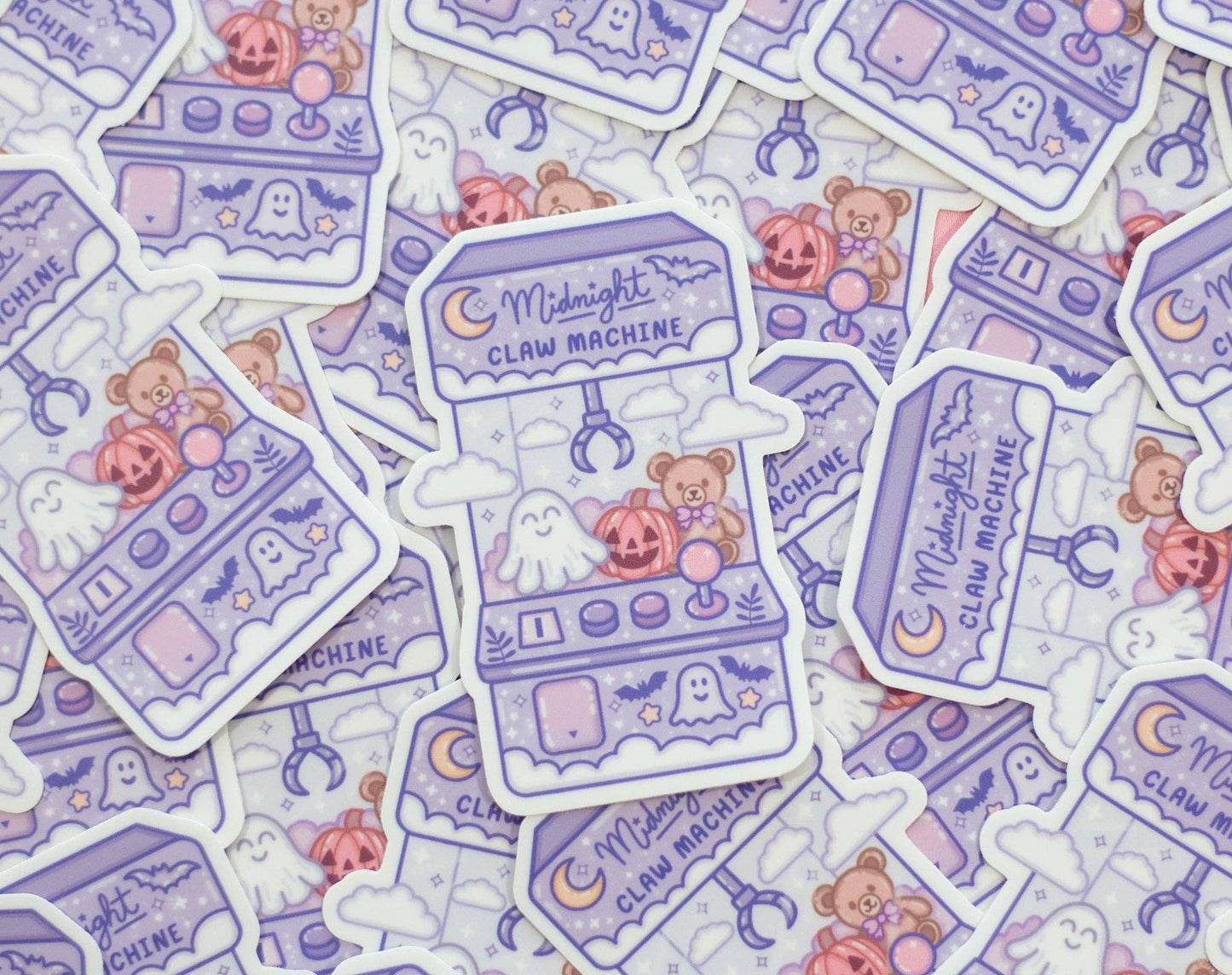 Midnight Claw Machine Sticker
