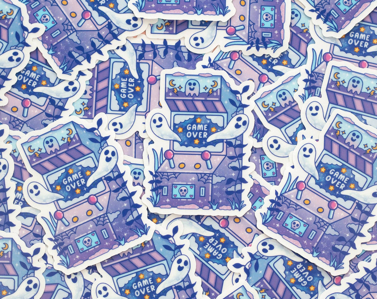 Ghost Arcade Clear Sticker