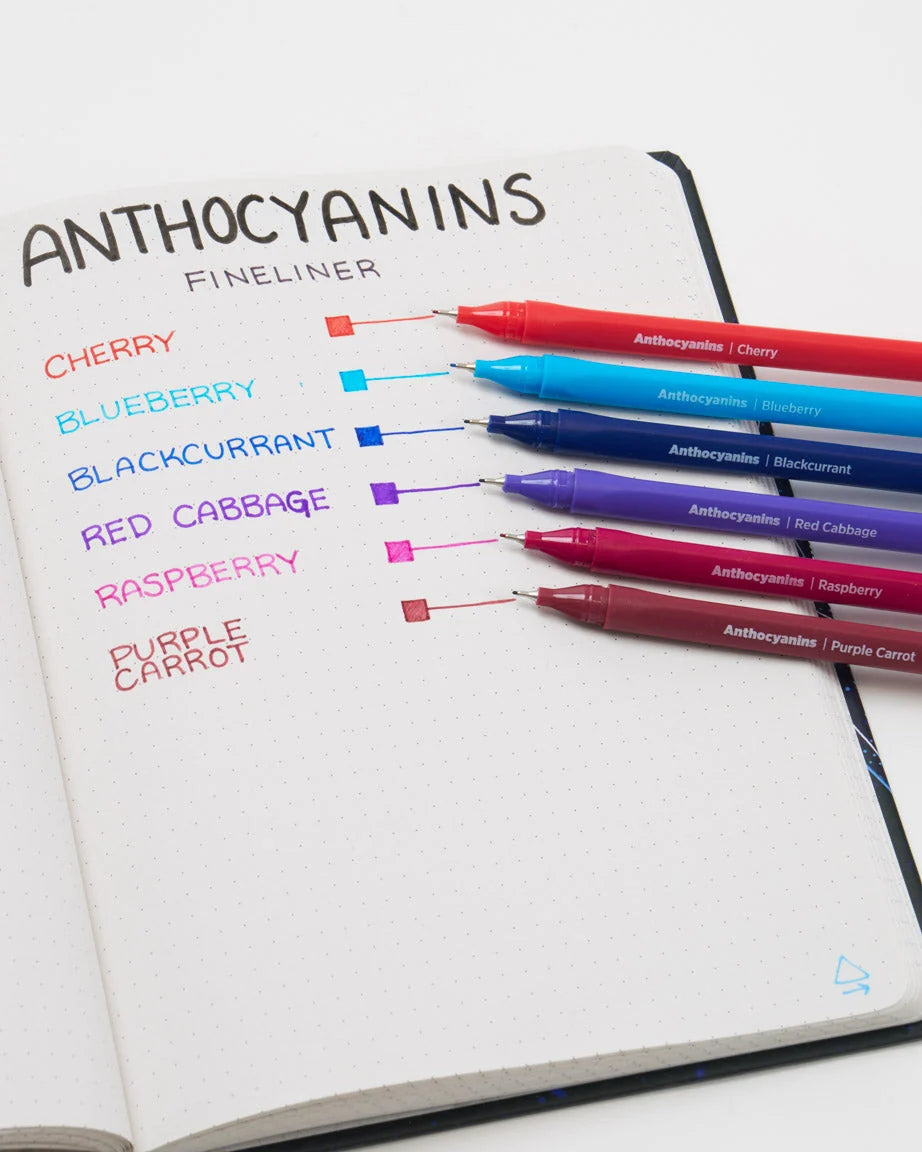 Cognitive Surplus Anthocyanins Fineliner Pens Pack