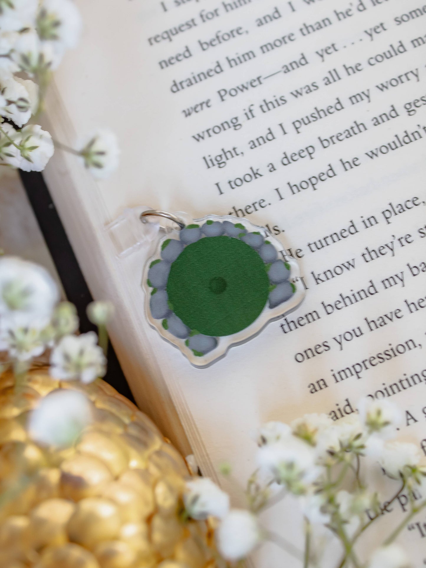 Round Shire Door Acrylic USB-C Dust Plug Kindle Charm