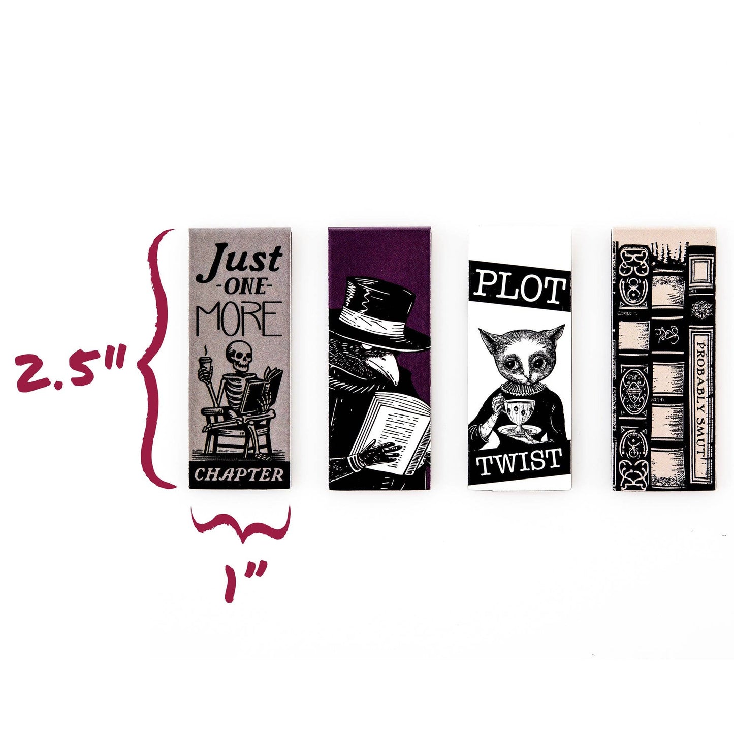 Waiting for the Night Magnetic Bookmarks (4-Pack) (Original Artwork)