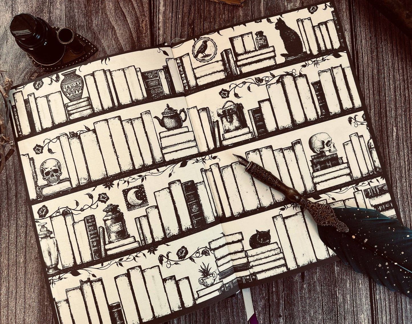 Waiting for the Night Reading Journal (Original Artwork) for Readers