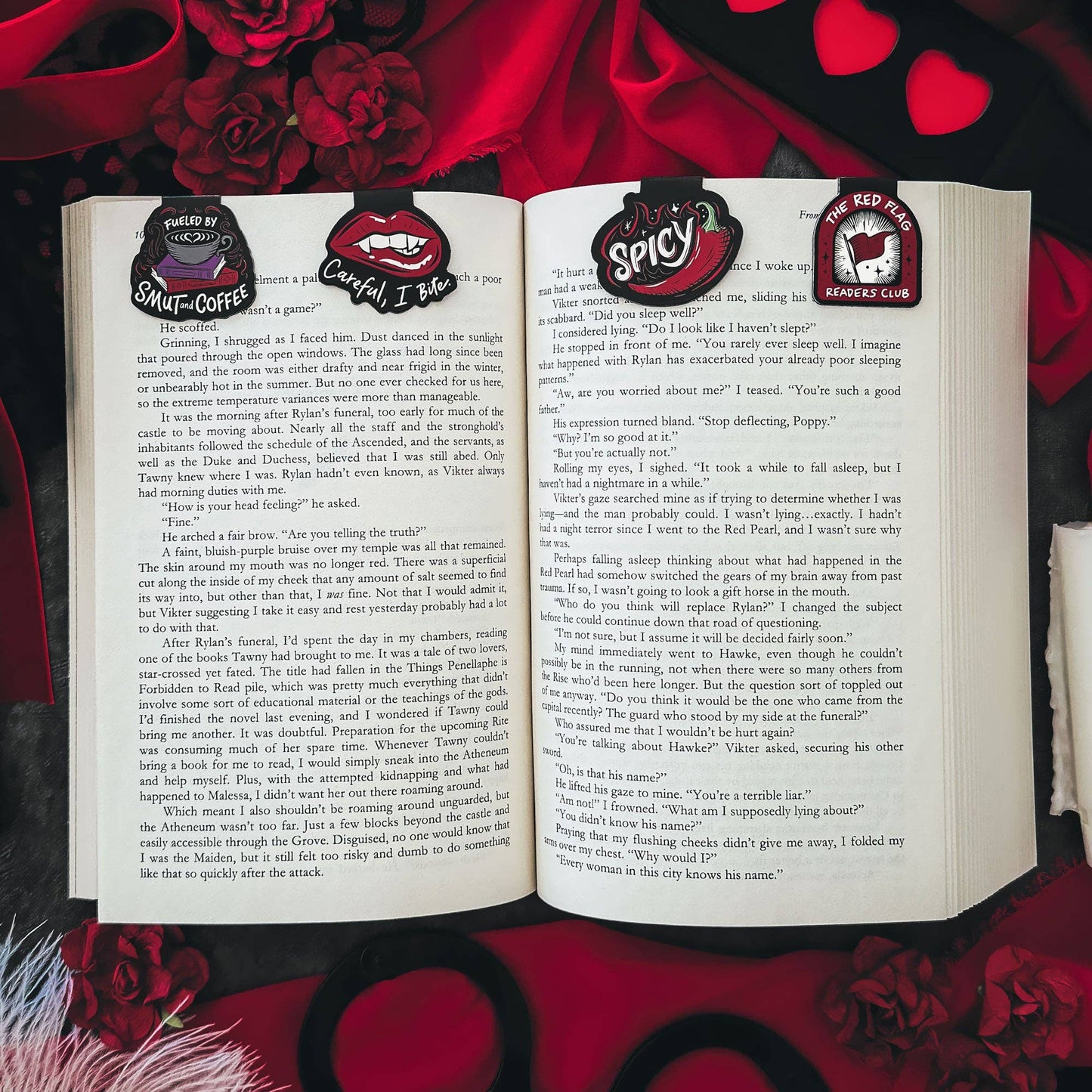 A Little Wicked Magnetic Bookmarks (4-Pack) (Original Artwork) (Original Artwork)