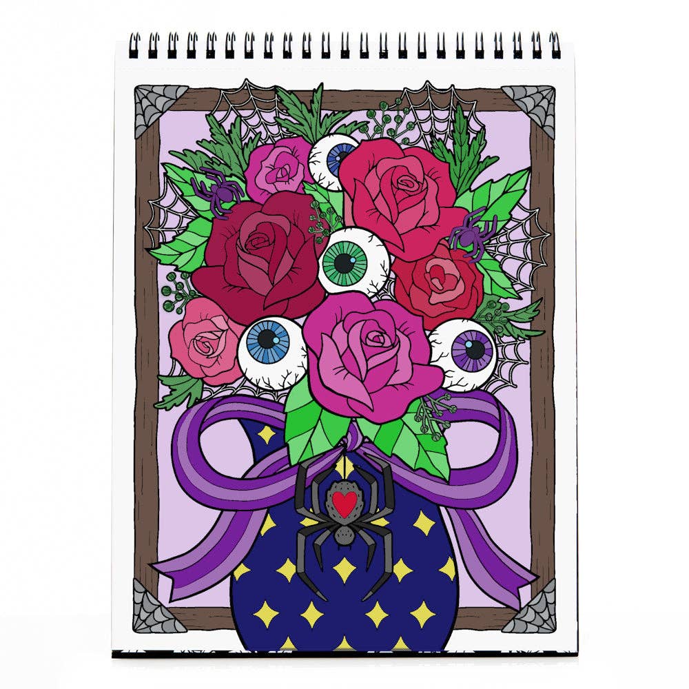 Waiting for the Night Gothic Love Coloring Book (Original Artwork)