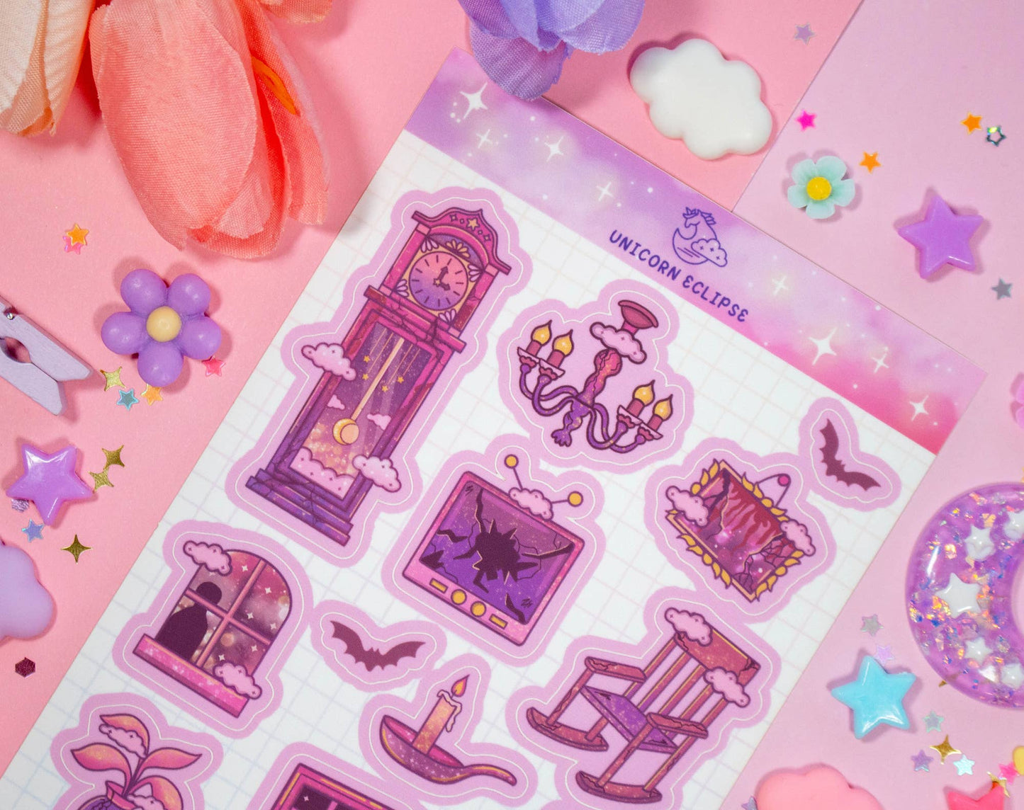 Haunted House Sticker Sheet