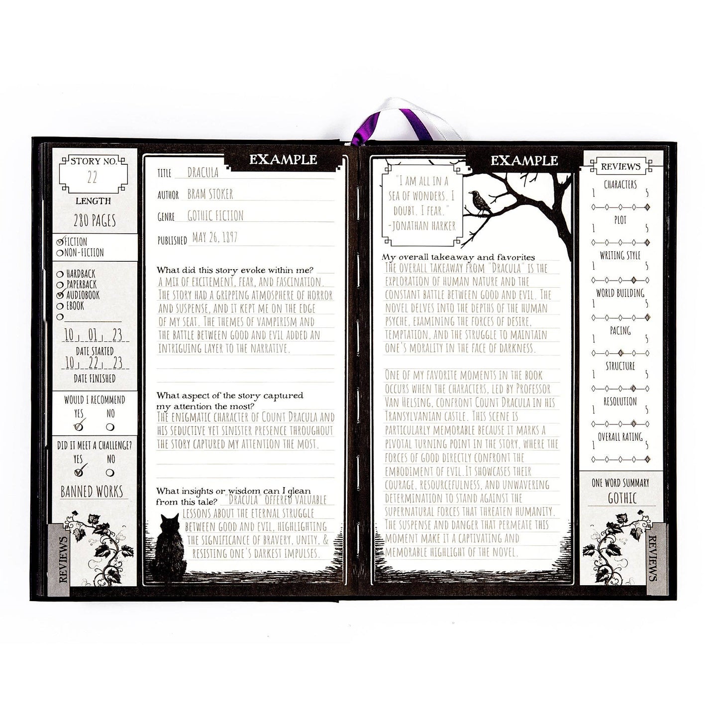Waiting for the Night Reading Journal (Original Artwork) for Readers