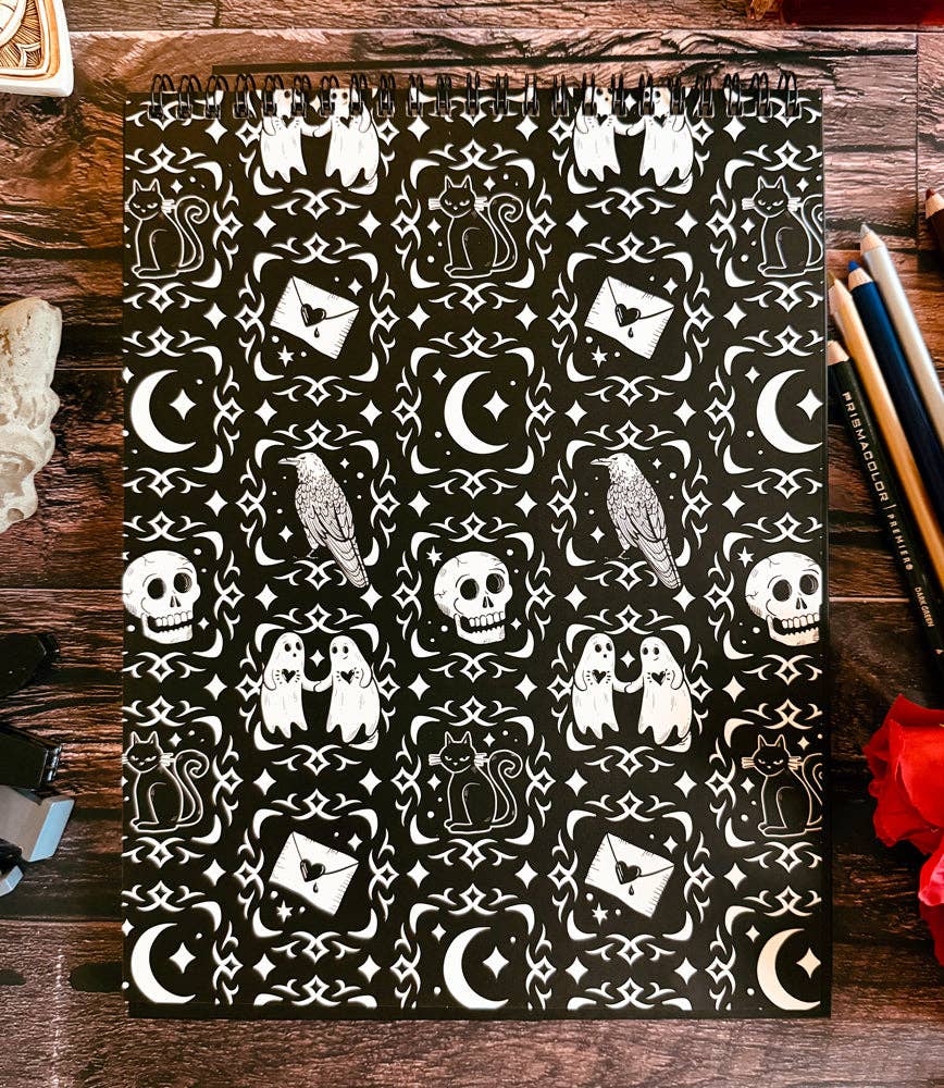 Waiting for the Night Gothic Love Coloring Book (Original Artwork)