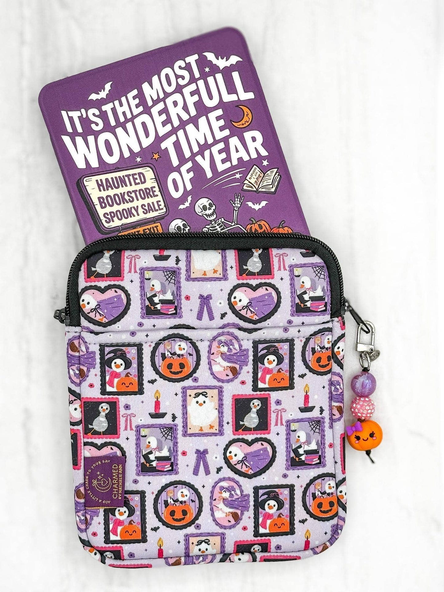 Silly Spooky Goose Book Sleeve