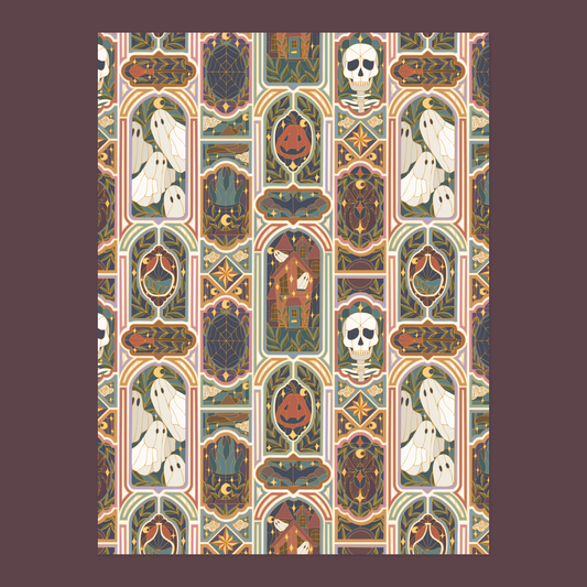 Hallowindow Retro Canvas