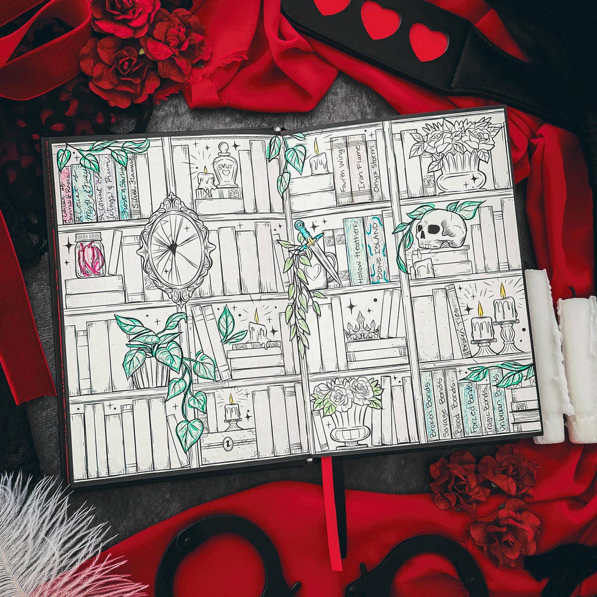A Little Wicked Reading Journal (Original Artwork) for Readers