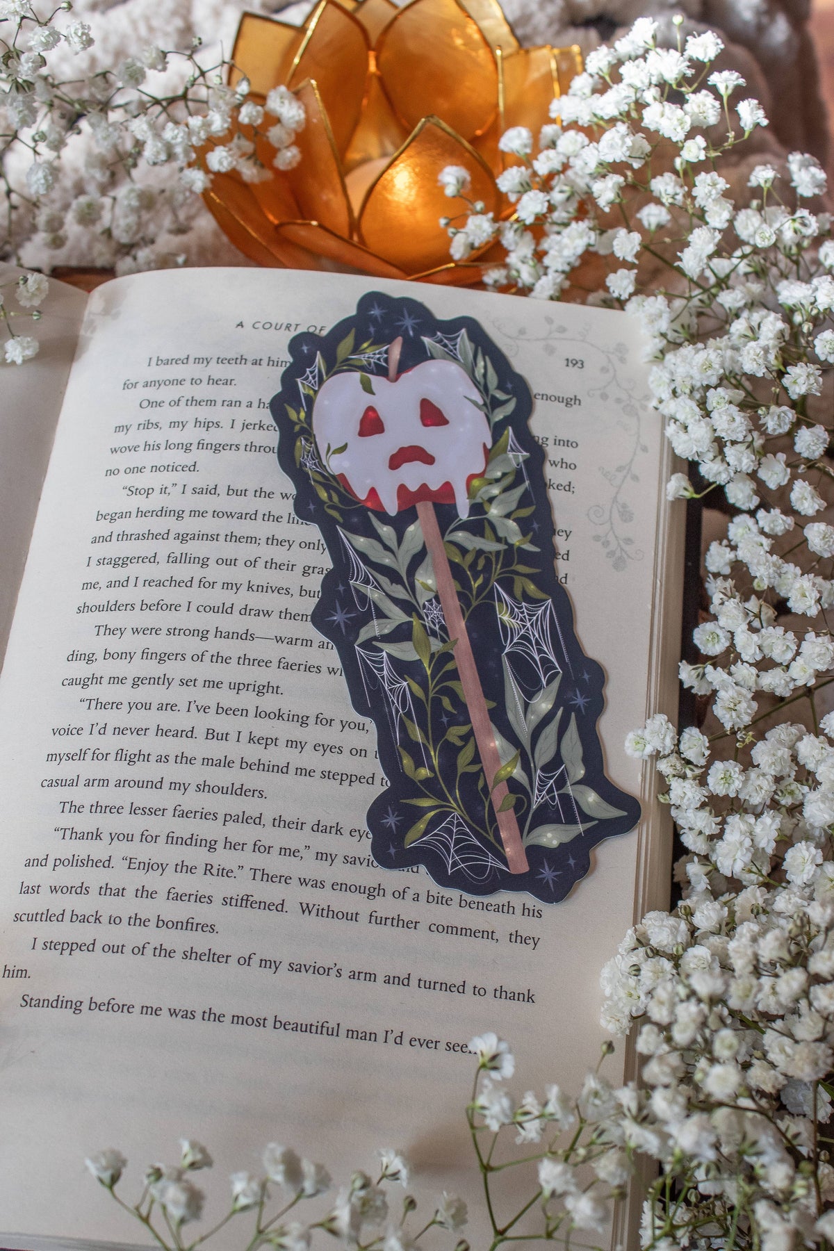 Ghostly Apple Fairytale Die-Cut Bookmark