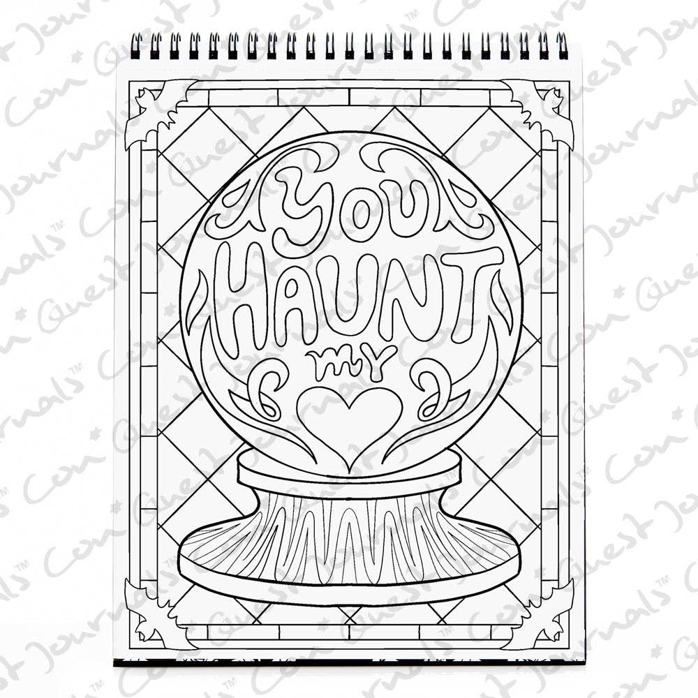 Waiting for the Night Gothic Love Coloring Book (Original Artwork)
