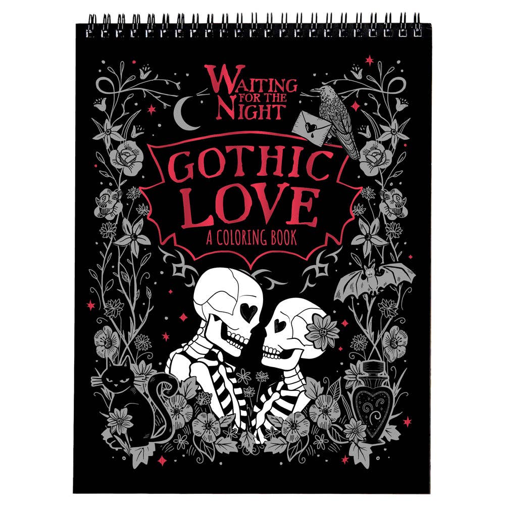 Waiting for the Night Gothic Love Coloring Book (Original Artwork)