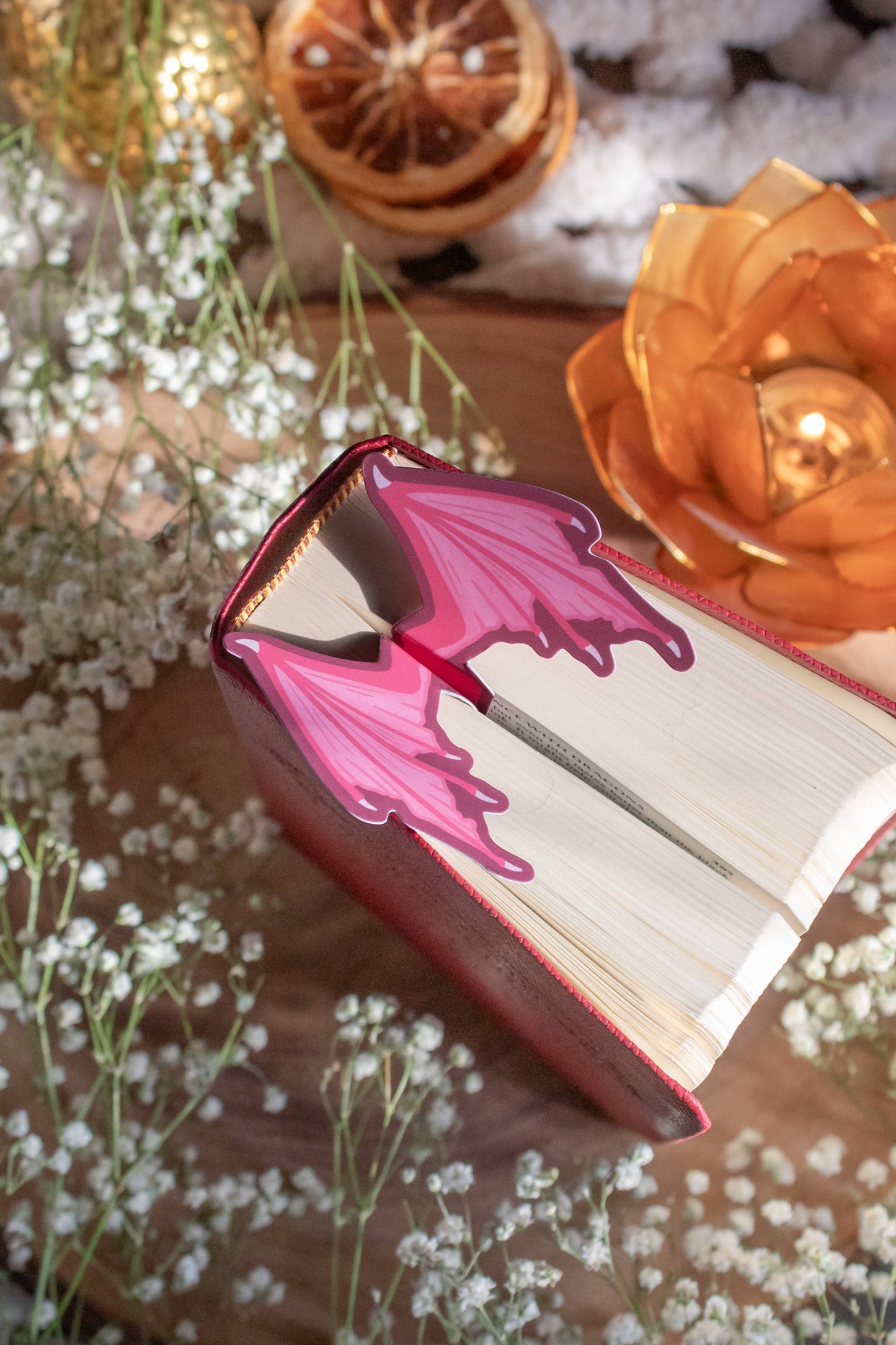 3D Dragon Wings Die-Cut Bookmark