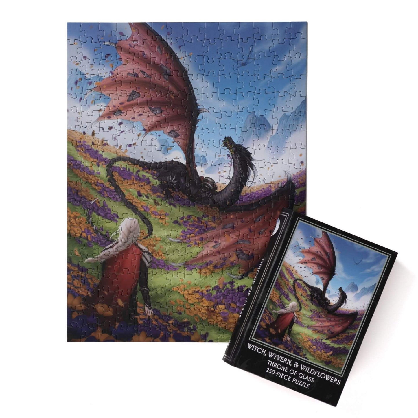 Witch, Wyvern & Wildflowers Keepsake Puzzle | Throne of Glass