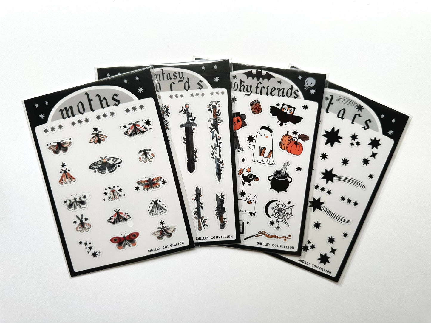 Fantasy Swords sticker sheet