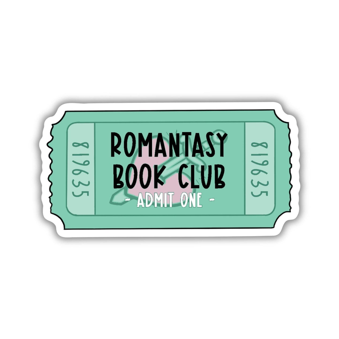 Romantasy Book Club Ticket Sticker