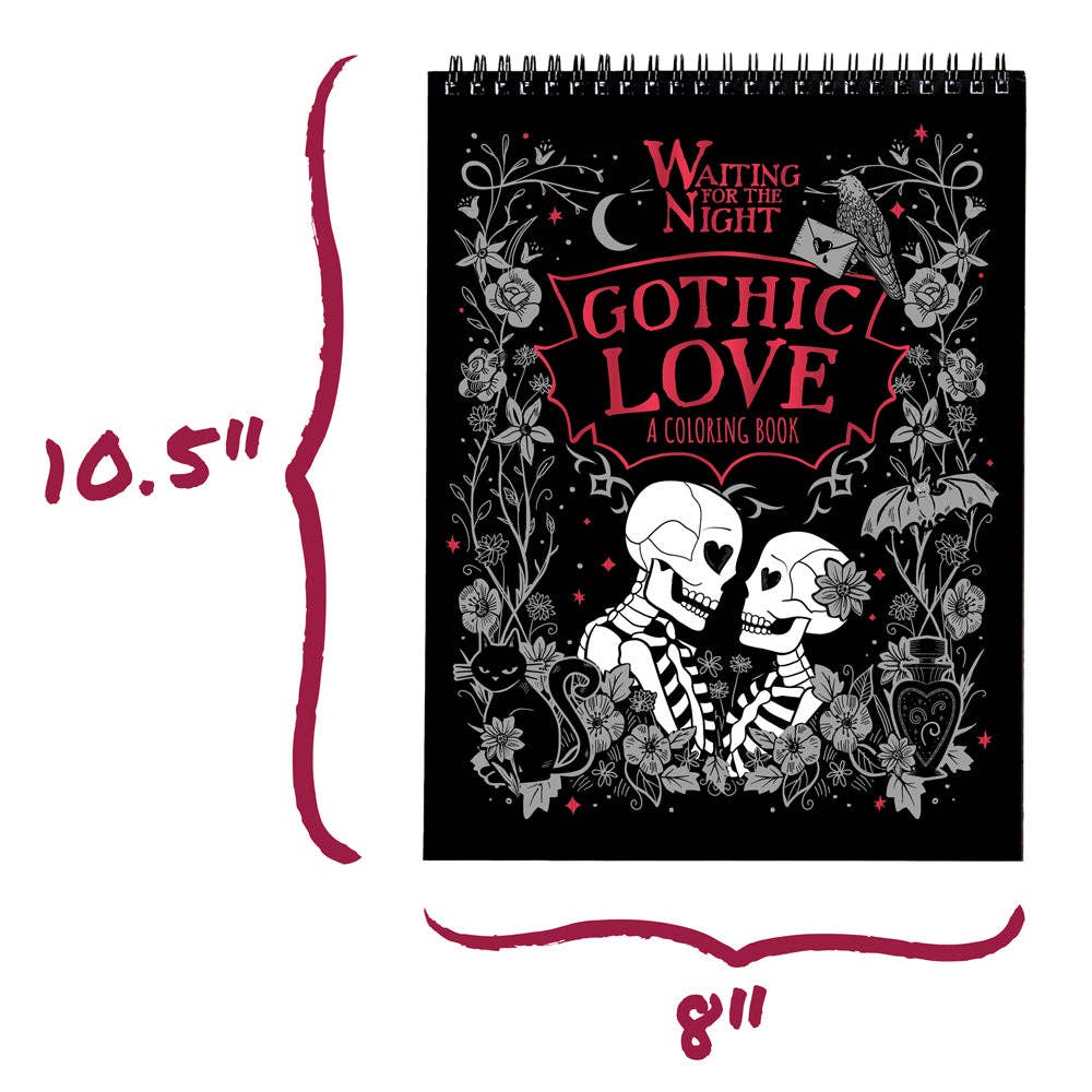 Waiting for the Night Gothic Love Coloring Book (Original Artwork)
