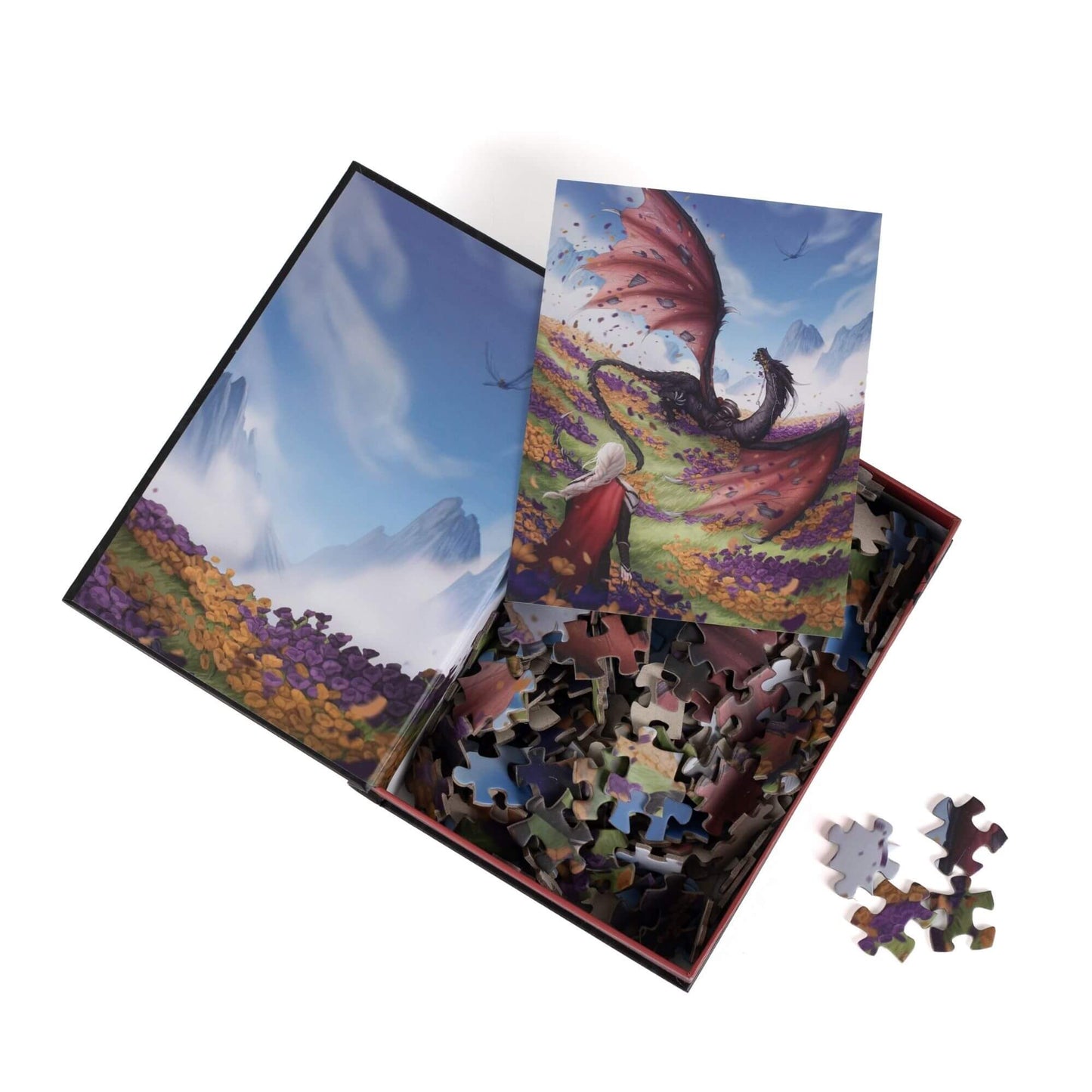 Witch, Wyvern & Wildflowers Keepsake Puzzle | Throne of Glass