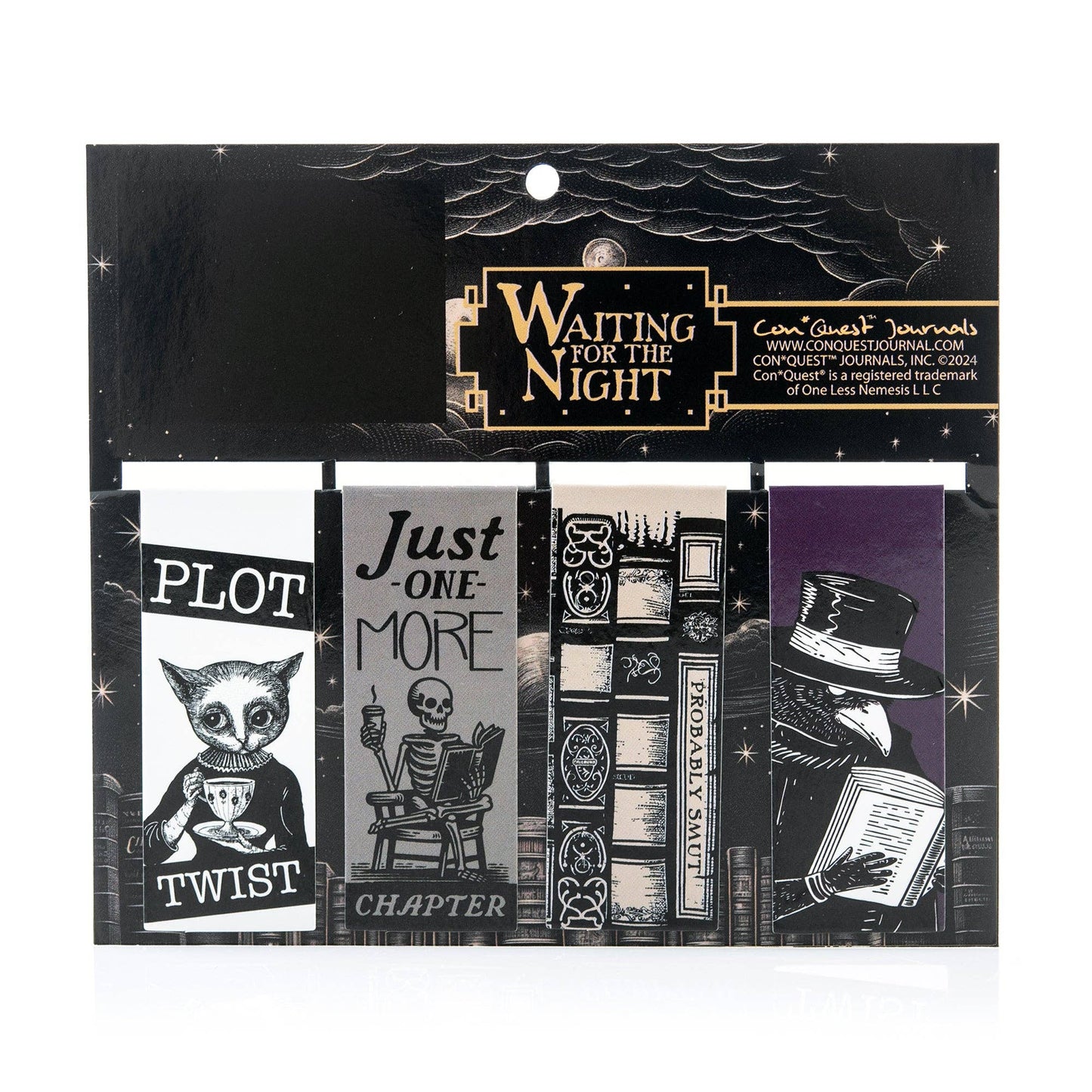 Waiting for the Night Magnetic Bookmarks (4-Pack) (Original Artwork)