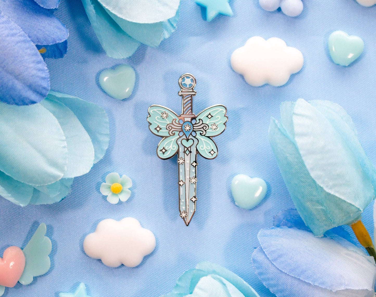 Frozen Sword Enamel Pin