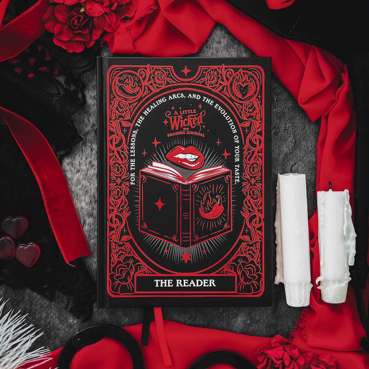 A Little Wicked Reading Journal (Original Artwork) for Readers