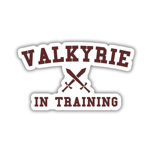 Valkyrie in Training Sticker