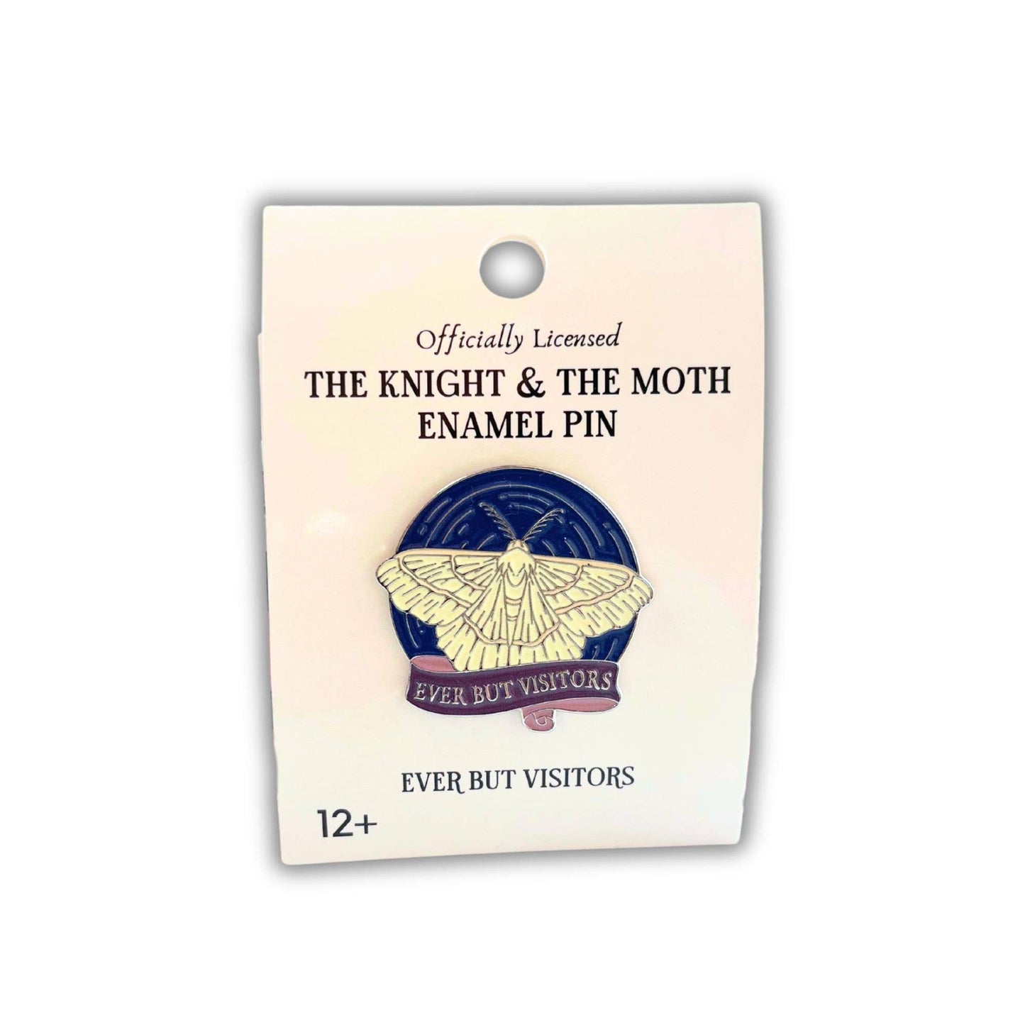 Ever But Visitors Enamel Pin | The Knight and the Moth