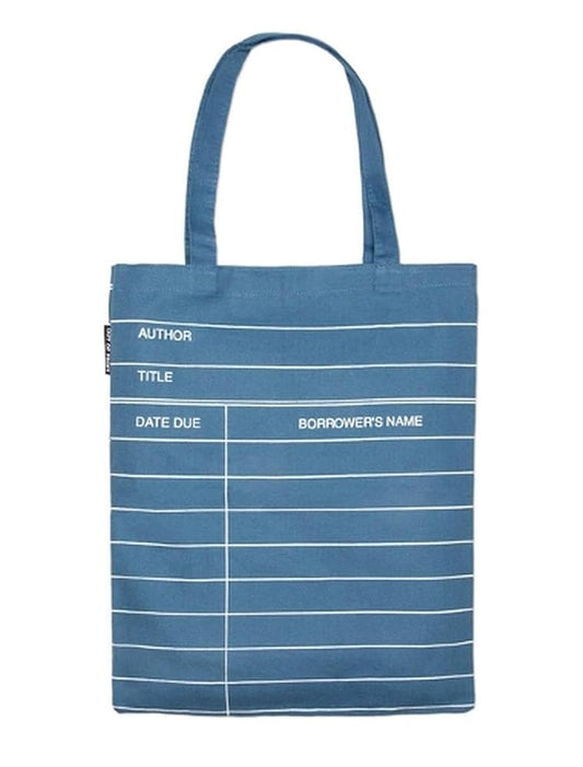 Library Card (Denim) Tote Bag cover image