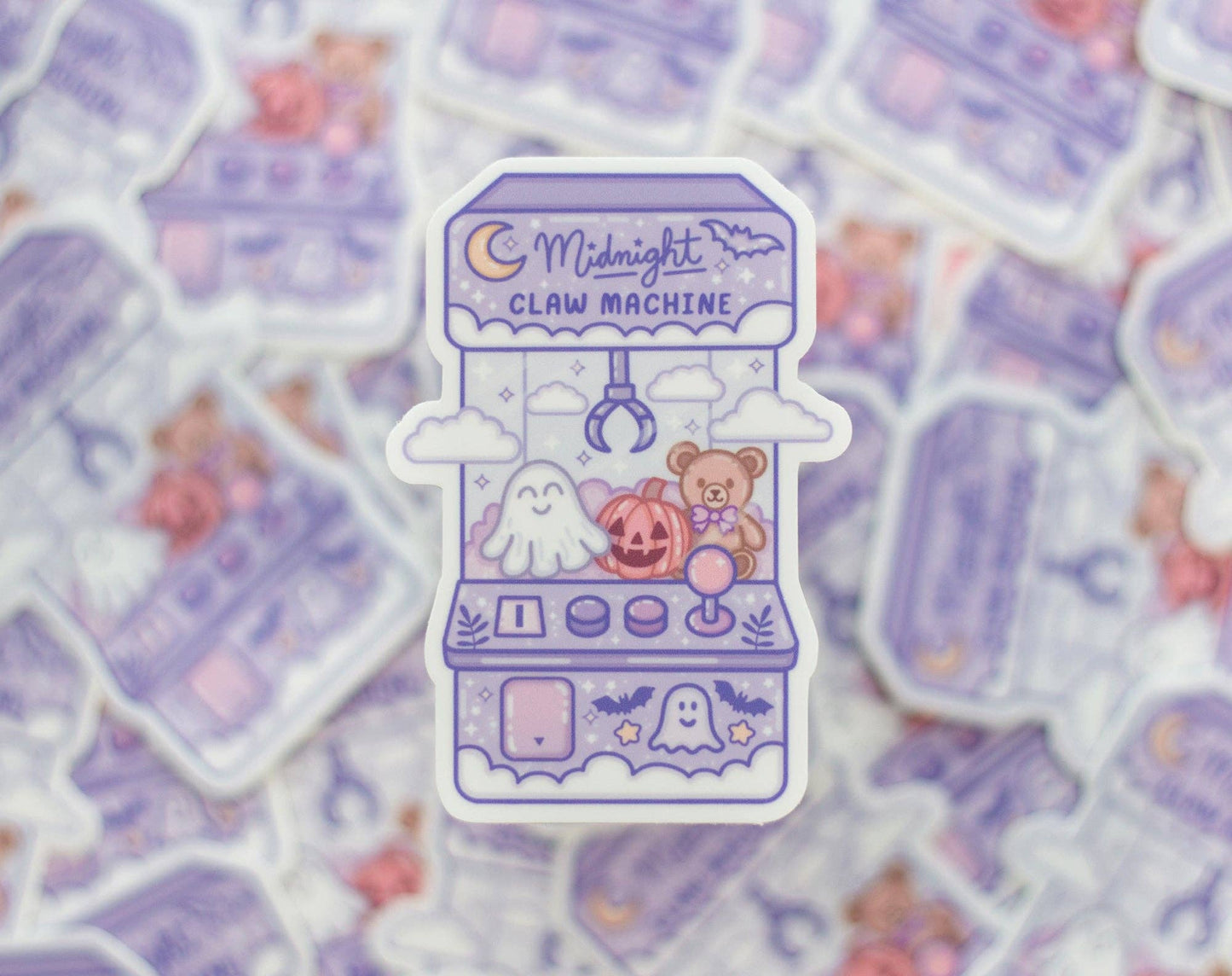 Midnight Claw Machine Sticker