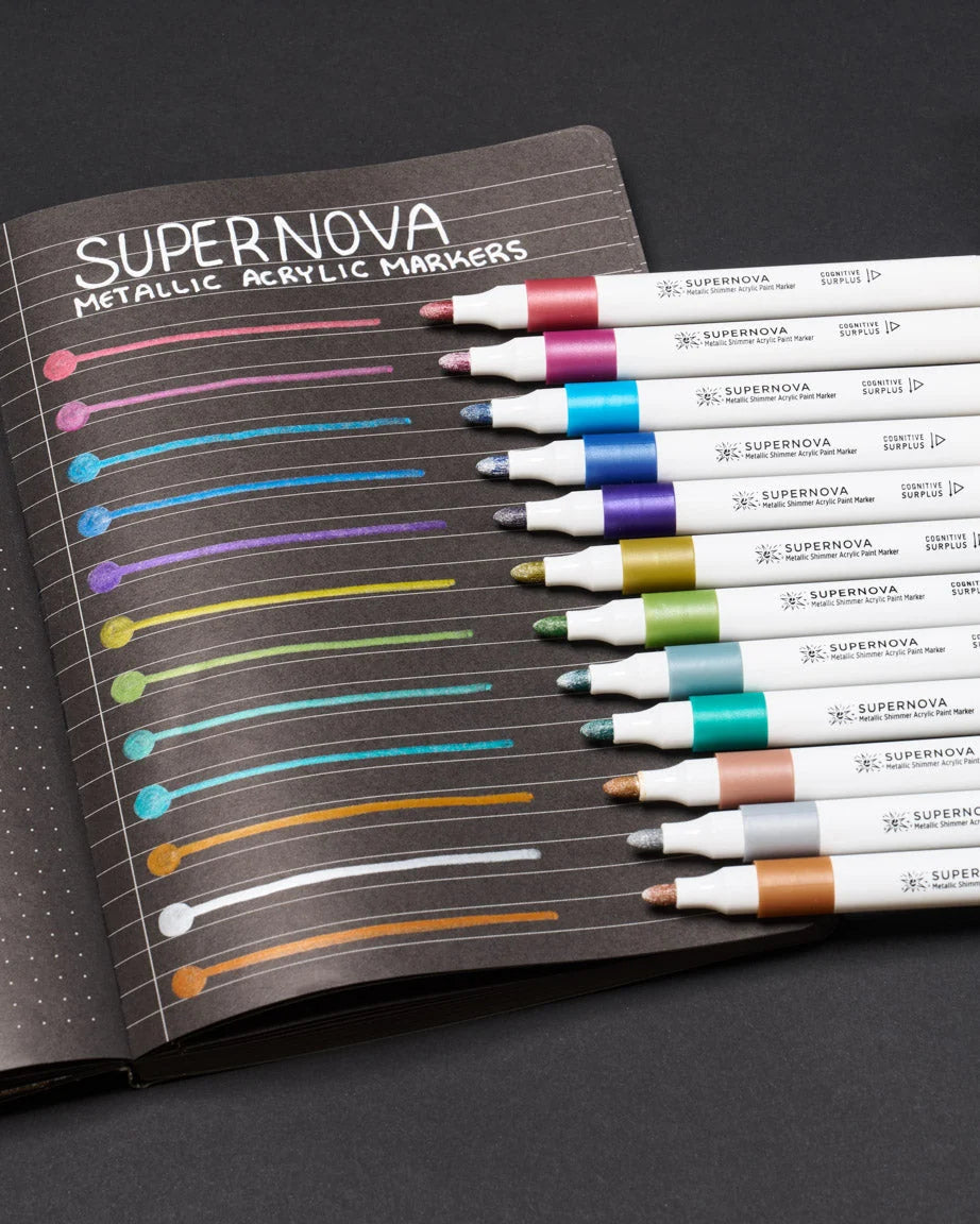 Cognitive Surplus Supernova Metallic Acrylic Markers