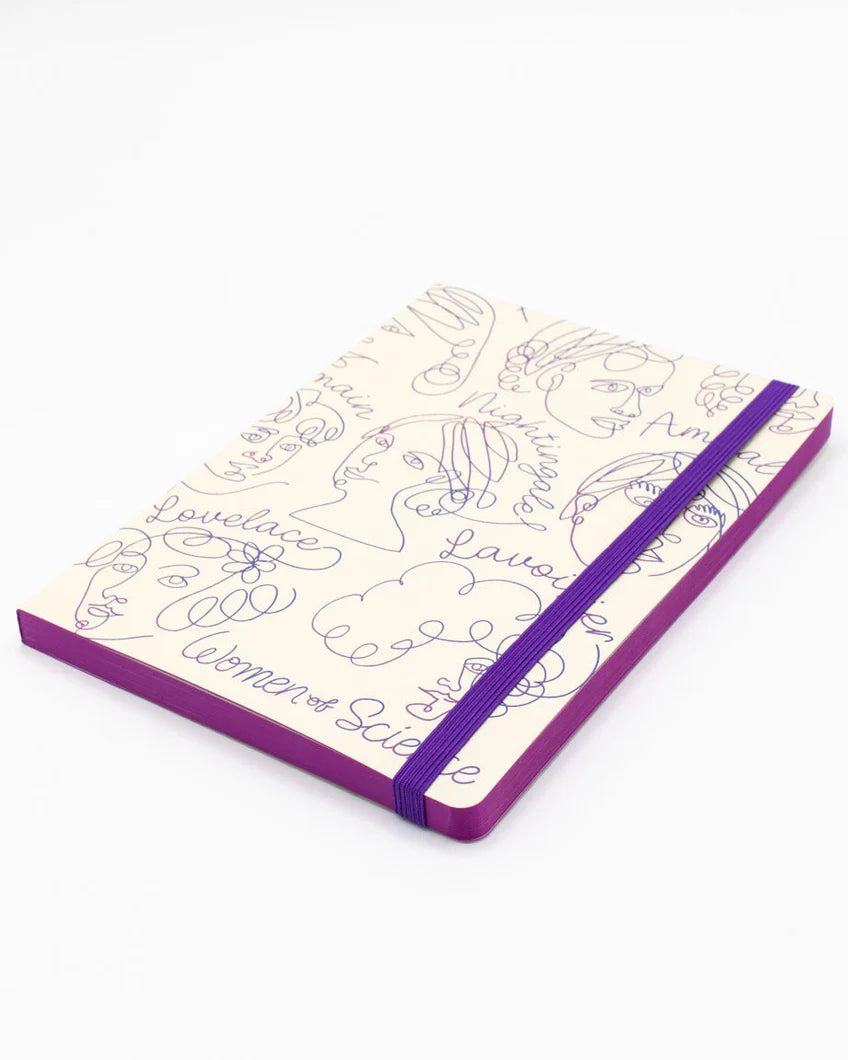 Cognitive Surplus Analysis A5 Softcover Notebook: Women of Science