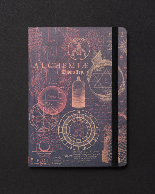 Cognitive Surplus Dark Analysis A5 Softcover Notebook: Alchemy