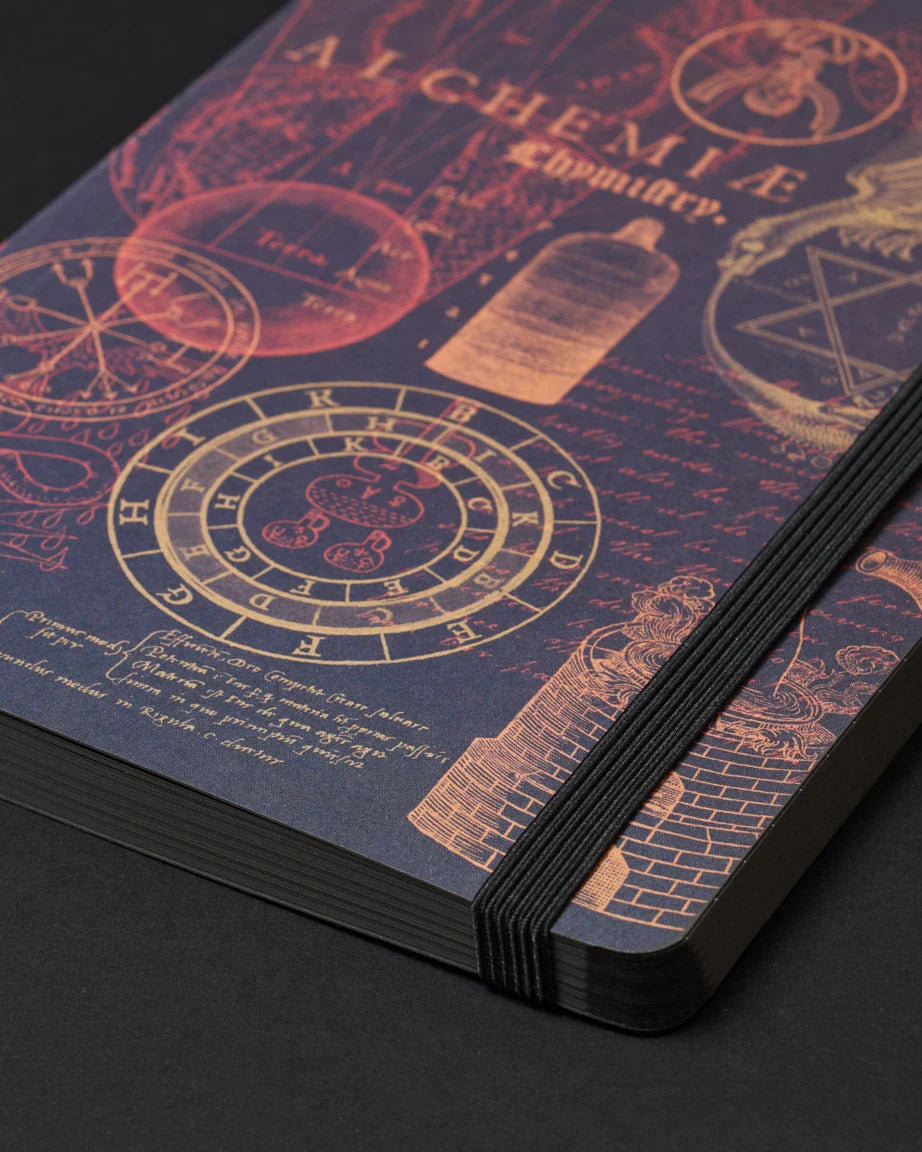 Cognitive Surplus Dark Analysis A5 Softcover Notebook: Alchemy