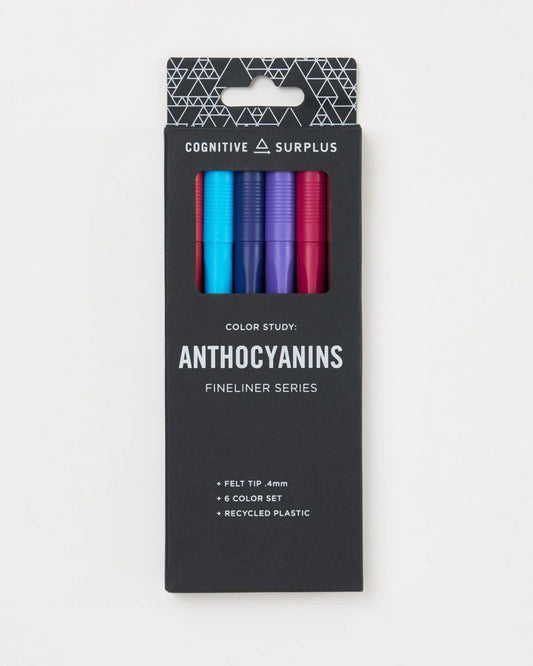 Cognitive Surplus Anthocyanins Fineliner Pens Pack
