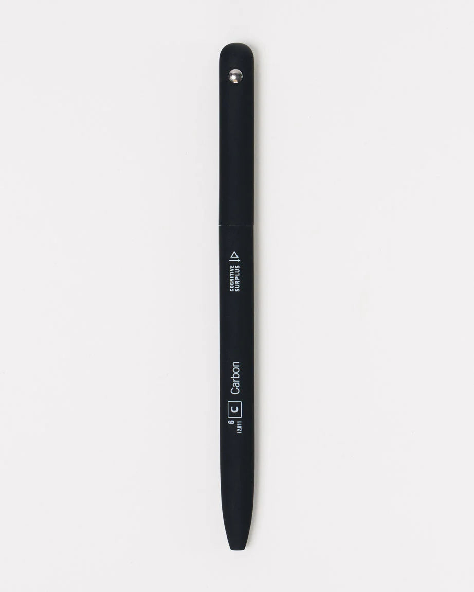 Cognitive Surplus Element Gel Pen Carbon Black