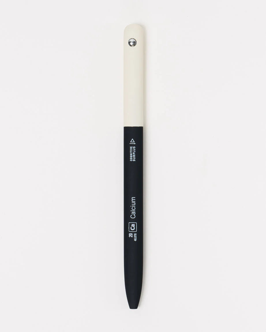Cognitive Surplus Element Gel Pen Calcium White