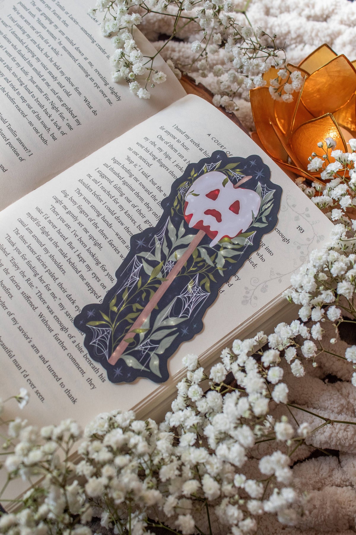 Ghostly Apple Fairytale Die-Cut Bookmark