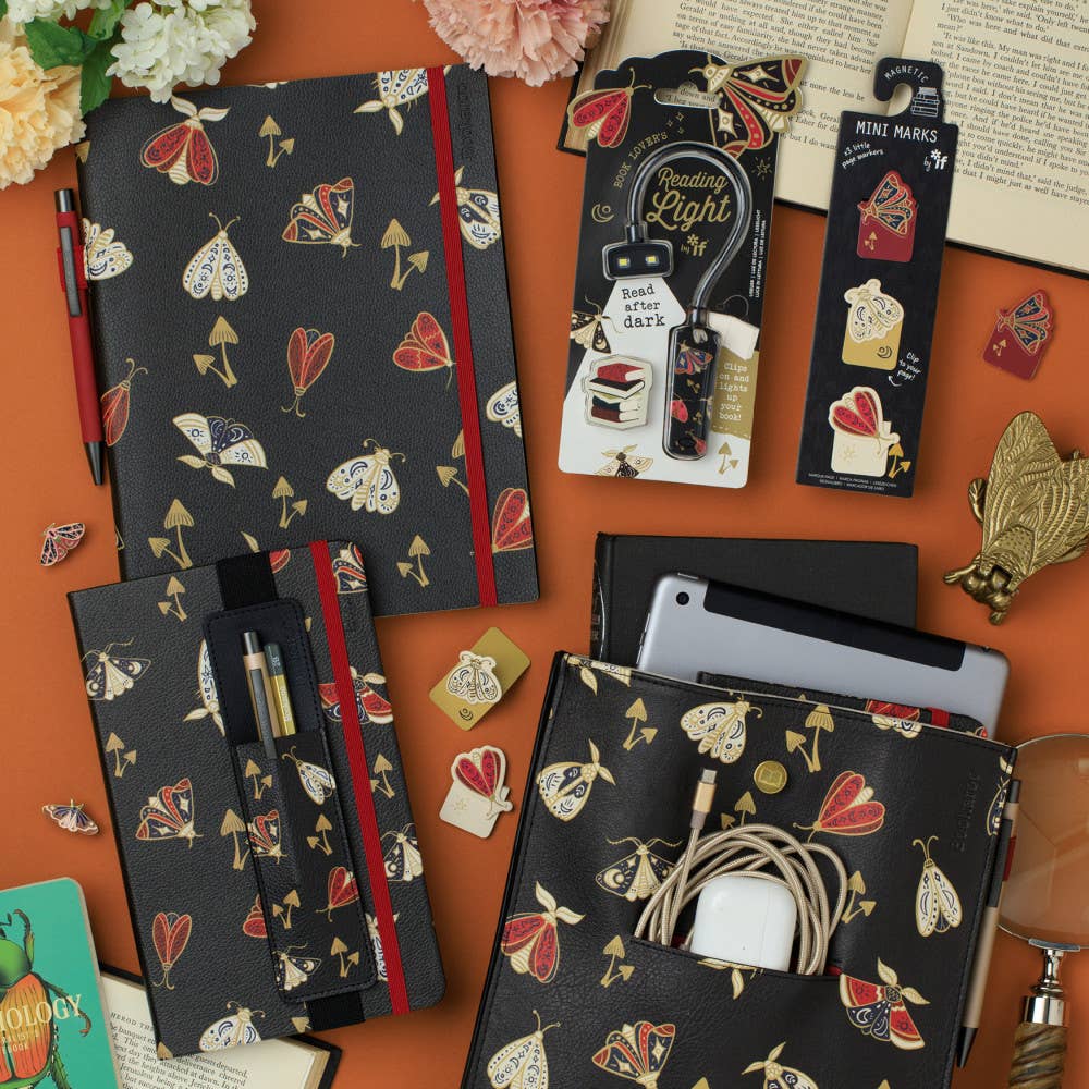 Bookaroo Dark Moth Stationery