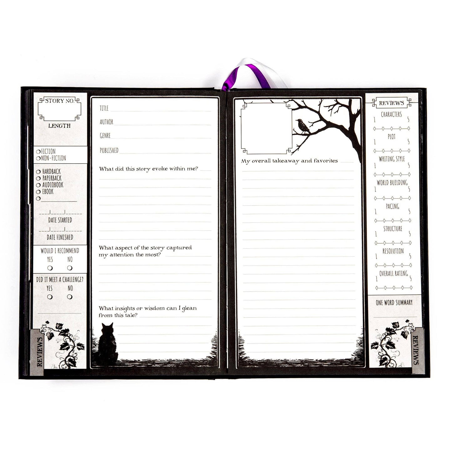 Waiting for the Night Reading Journal (Original Artwork) for Readers
