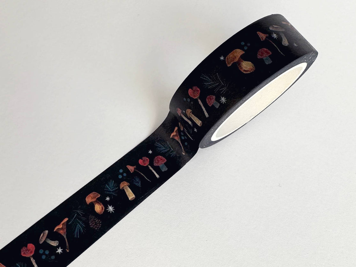 Mushrooms in Autumn Washi Tape