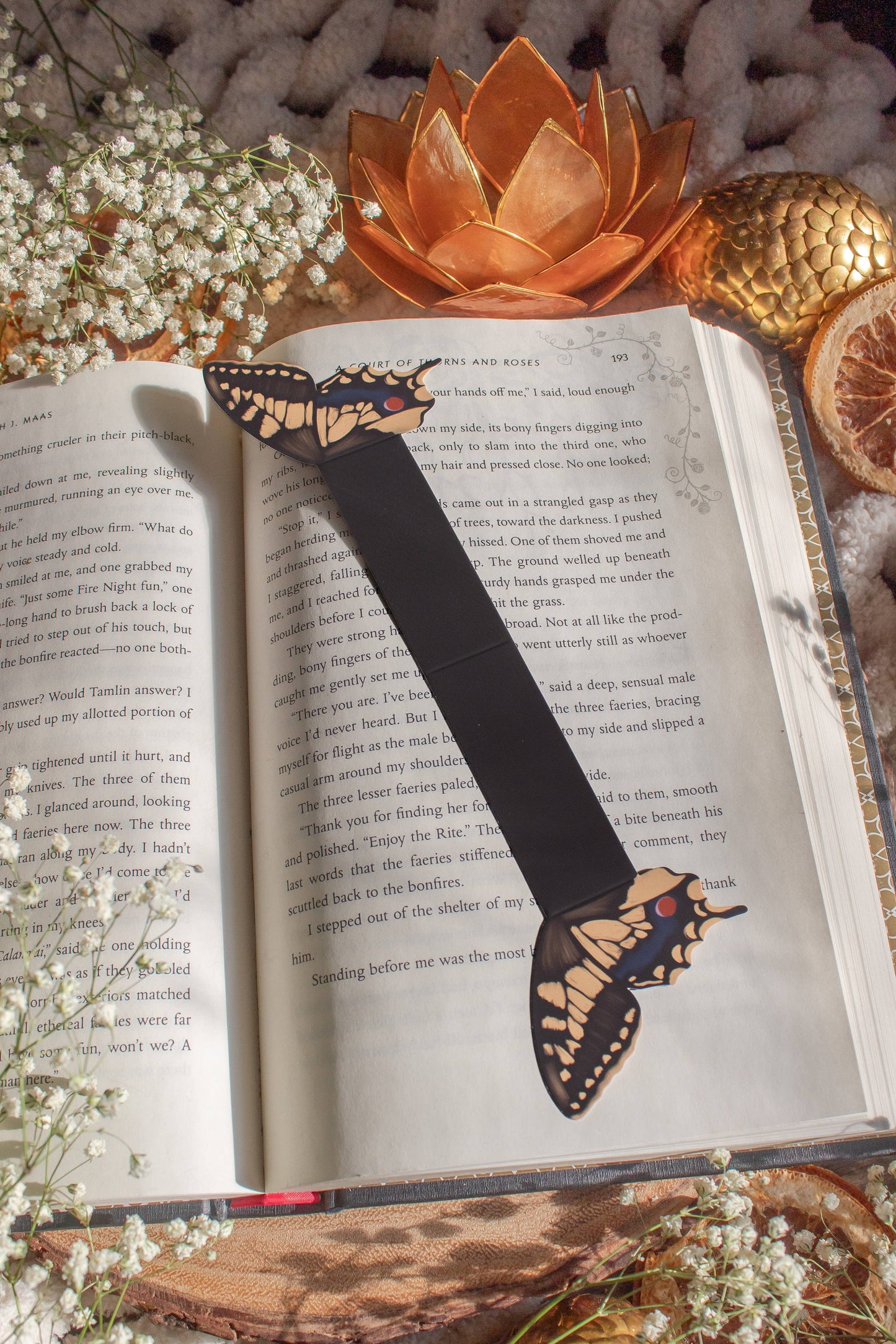 3D Swallowtail Butterfly Wings Die-Cut Bookmark