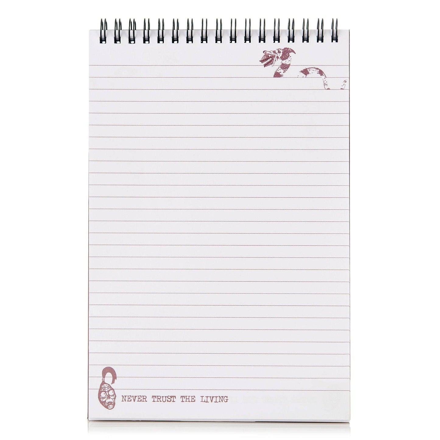 Beetlejuice Handbook for the Recently Deceased Top-Spiral Steno Notepad (6'' x 9'')