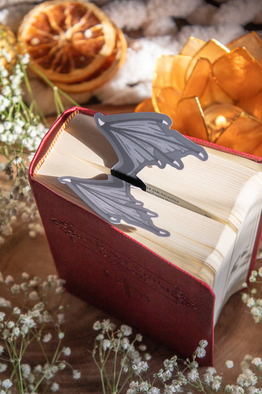 3D Dragon Wings Die-Cut Bookmark