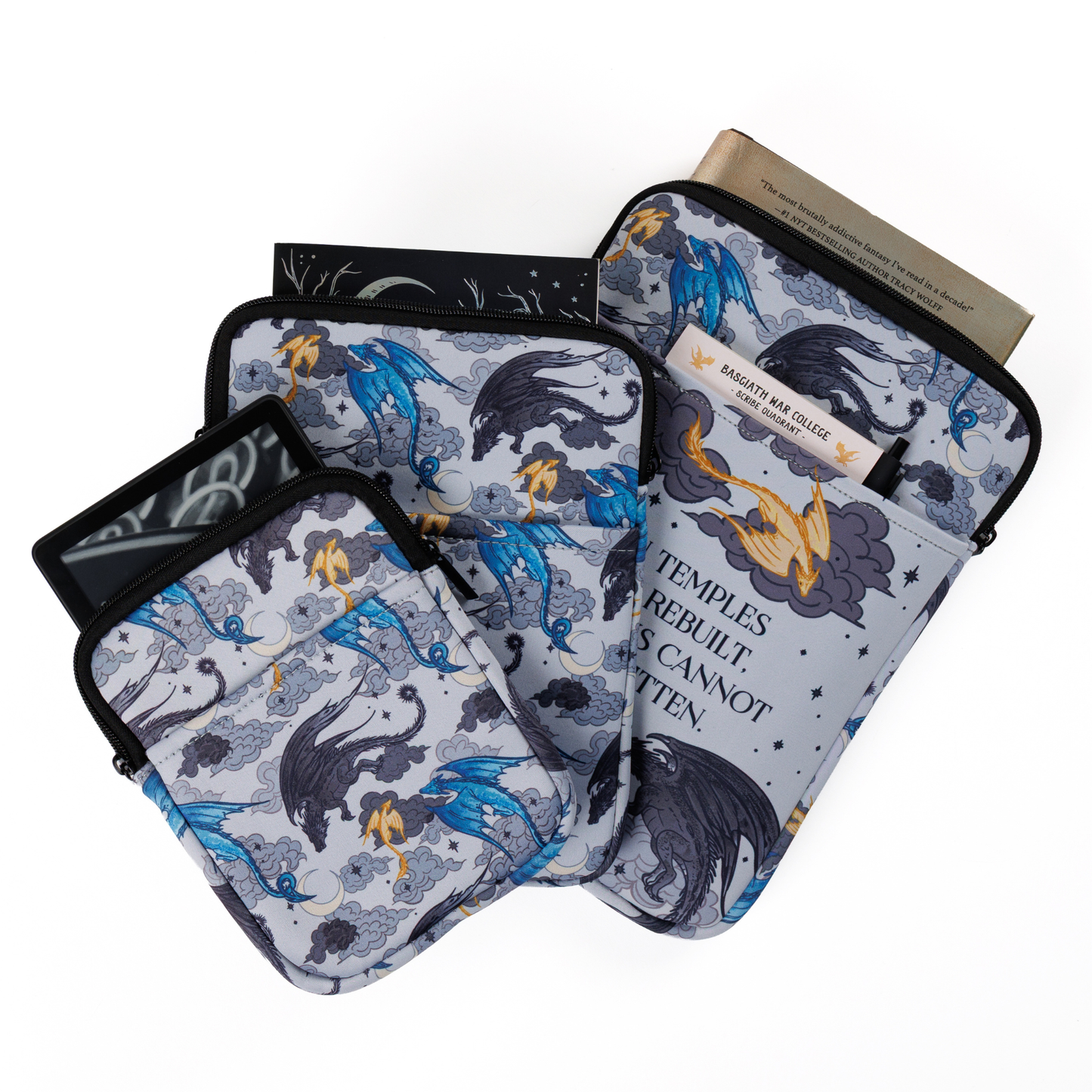 Dragon Trio Book Sleeve | Fourth Wing