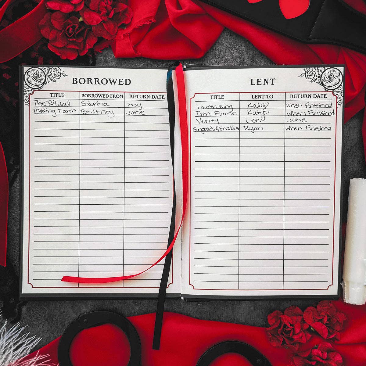 A Little Wicked Reading Journal (Original Artwork) for Readers