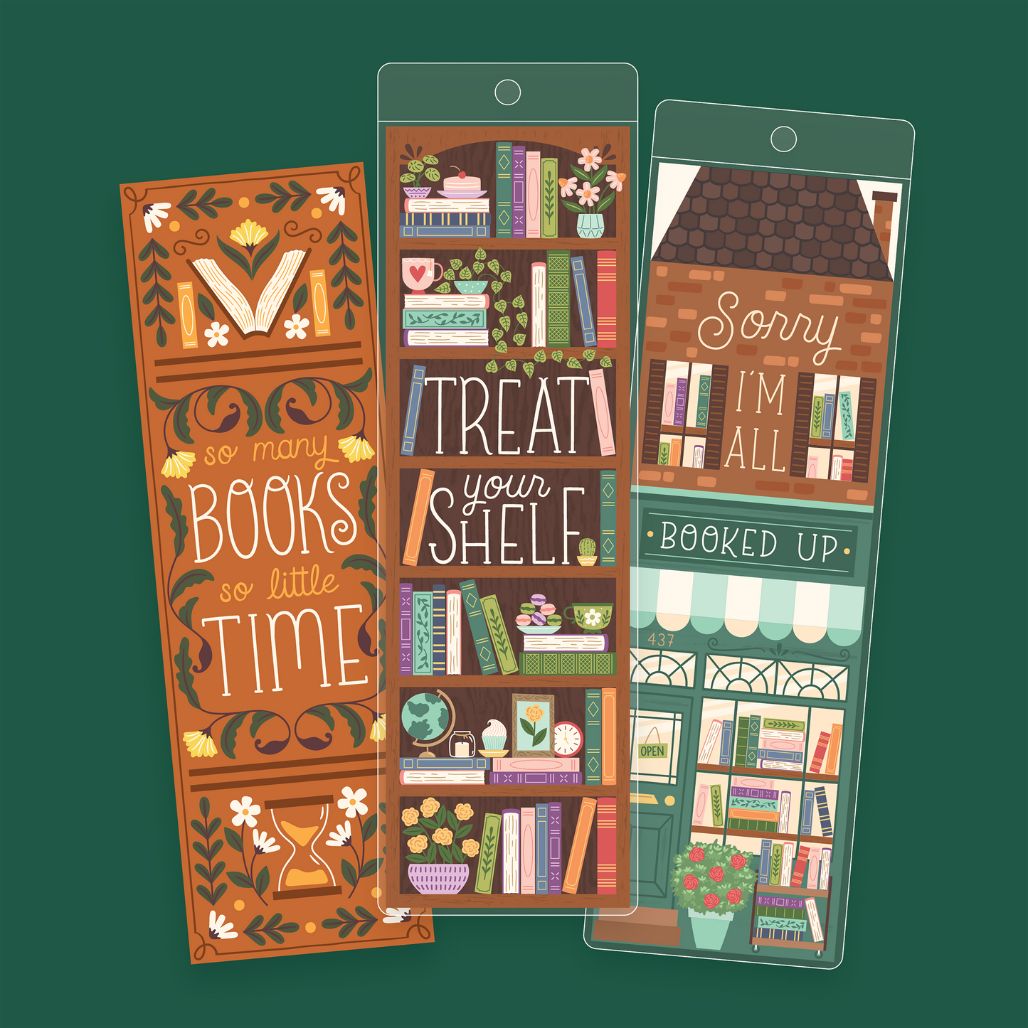 Bookish Bookmarks Set
