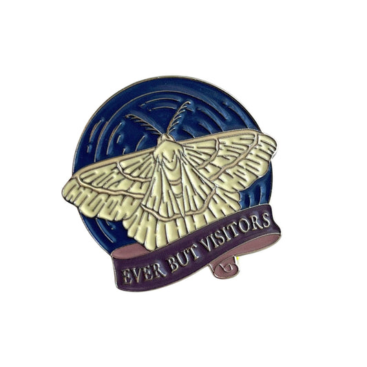 Ever But Visitors Enamel Pin | The Knight and the Moth