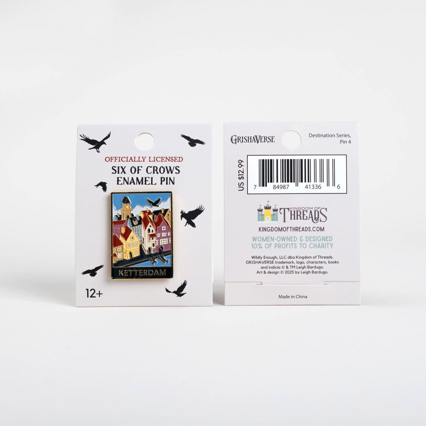 Ketterdam Destination Enamel Pin | Six of Crows