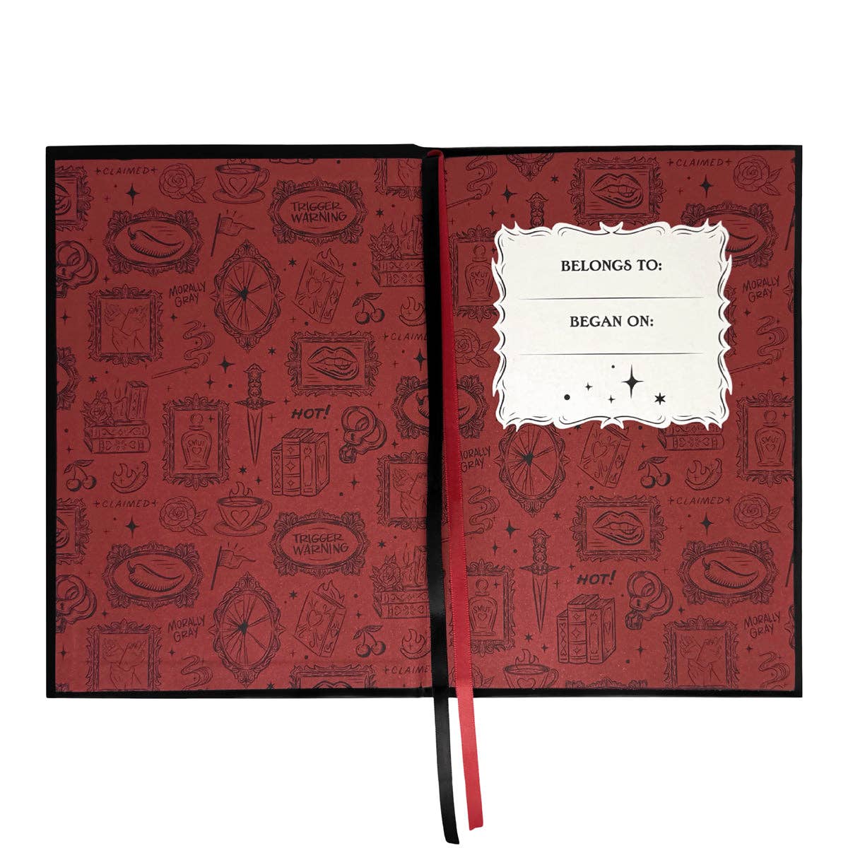 A Little Wicked Reading Journal (Original Artwork) for Readers